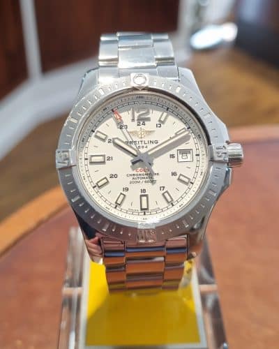 Breitling Colt automatic 41mm white dial ref.A17313101